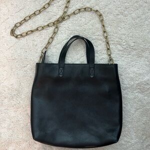 Madewell Small Zip Transport Crossbody & The Crossbody Bag Strap: Chain Edition